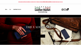 What Florenceleathermarket.com website looks like in 2024 