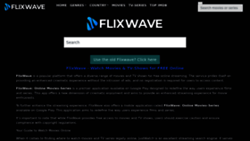 What Flixwave.click website looks like in 2024 
