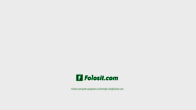What Folosit.com website looks like in 2024 