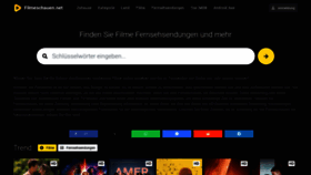 What Filmeschauen.net website looks like in 2024 