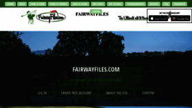 What Fairwayfiles.com website looks like in 2024 