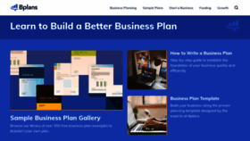 What Freebusinessplan.com website looks like in 2024 
