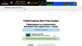 What Fastercryptoss.com website looked like in 2024 (1 year ago)