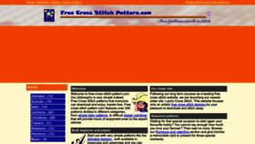 What Free-cross-stitch-pattern.com website looks like in 2024 