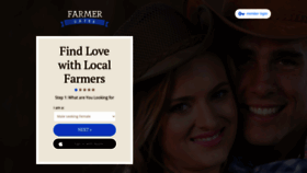What Farmerdates.com website looks like in 2024 