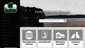 What Forsythco.com website looks like in 2024 