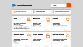 What Formulare-ke-stazeni.cz website looks like in 2024 