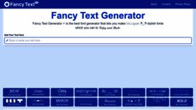 What Fancytextpro.com website looks like in 2024 