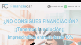 What Financiacar.com website looks like in 2024 