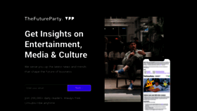 What Futureparty.com website looks like in 2024 