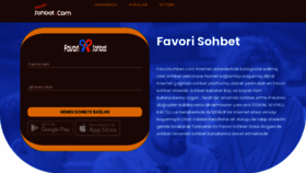 What Favorisohbet.com website looks like in 2024 