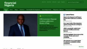 What Financialnigeria.com website looks like in 2024 