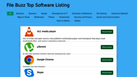 What Filebuzz.com website looked like in 2024 (1 year ago)