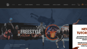 What Freestyletrampolineassociation.com website looks like in 2024 