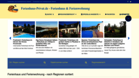 What Ferienhaus-privat.de website looked like in 2024 (1 year ago)