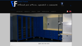What Fratellifrancia.it website looks like in 2024 