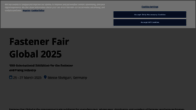 What Fastenerfairglobal.com website looks like in 2024 
