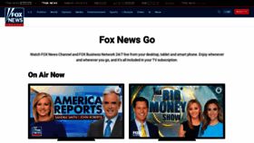 What Foxnewsgo.com website looks like in 2024 
