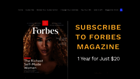 What Forbesmagazine.com website looks like in 2024 