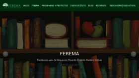 What Ferema.org website looks like in 2024 