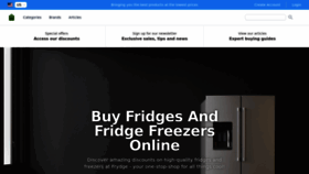 What Frydge.co.uk website looks like in 2024 
