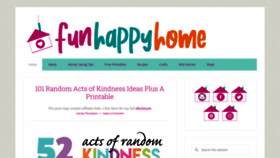 What Funhappyhome.com website looks like in 2024 