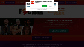 What Fetc.org website looks like in 2024 