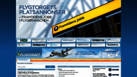 What Flygtorget.se website looks like in 2024 