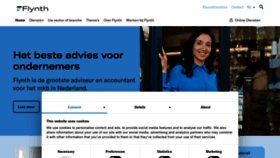 What Flynth.nl website looks like in 2024 