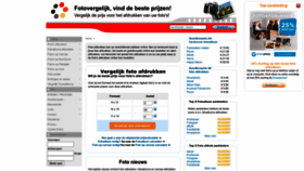 What Fotovergelijk.nl website looked like in 2024 (2 years ago)