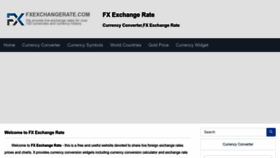 What Fxexchangerate.com website looks like in 2024 