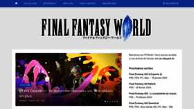 What Ffworld.com website looks like in 2024 