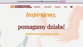 What Filantropia.org.pl website looks like in 2024 
