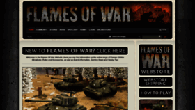 What Flamesofwar.com website looks like in 2024 