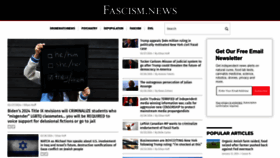 What Fascism.news website looks like in 2024 