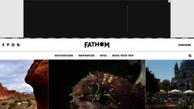 What Fathomaway.com website looks like in 2024 