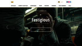What Festigious.com website looks like in 2024 