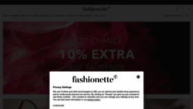 What Fashionette.de website looks like in 2024 