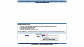 What Federalgovernmentjobs.us website looks like in 2024 