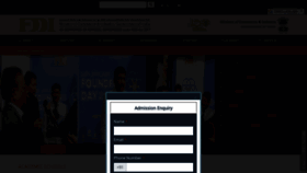 What Fddiindia.com website looks like in 2024 
