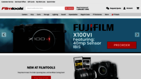 What Filmtools.com website looks like in 2024 