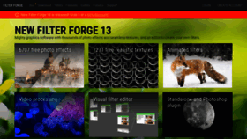 What Filterforge.com website looks like in 2024 