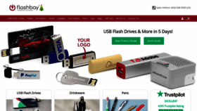 What Flashbay.com website looks like in 2024 