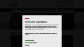 What Foa.dk website looks like in 2024 