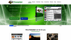 What Fotosizer.com website looks like in 2024 