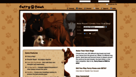 What Furry-paws.com website looks like in 2024 