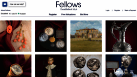 What Fellows.co.uk website looked like in 2024 (1 year ago)