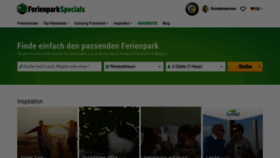 What Ferienparkspecials.de website looks like in 2024 