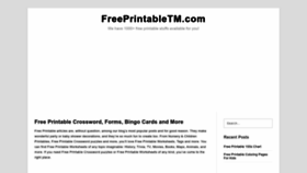 What Freeprintabletm.com website looks like in 2024 
