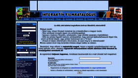 What Filmkatalogus.hu website looks like in 2024 